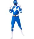 Disfraz de Power Ranger Azul Segunda piel