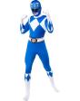 Disfraz de Power Ranger Azul Segunda piel
