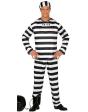 Fantasia de Prisioneiro Adulto – Roupa de Preso para o Carnaval