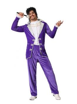 Fantasia de Príncipe "Purple Rain" econômica para homem