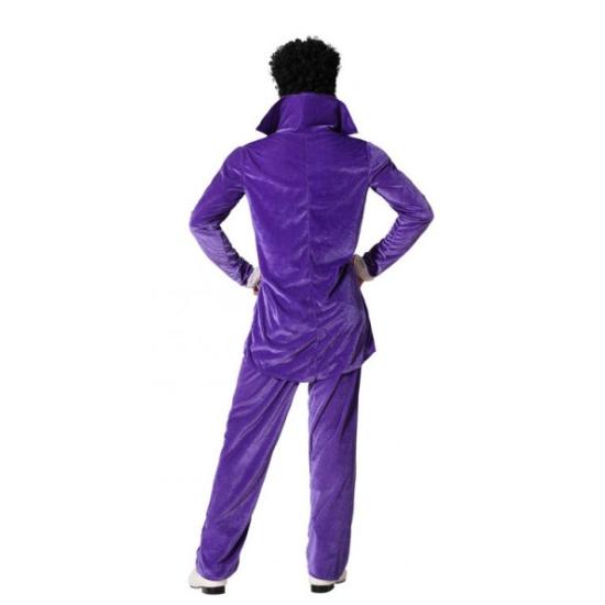 Fantasia de Príncipe "Purple Rain" econômica para homem