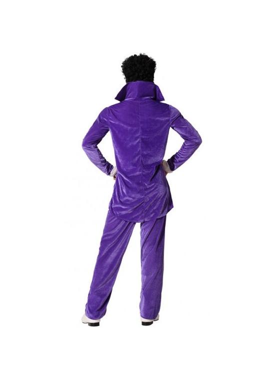 Fantasia de Príncipe "Purple Rain" econômica para homem