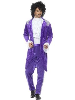 Fato de príncipe "Purple Rain" para homem