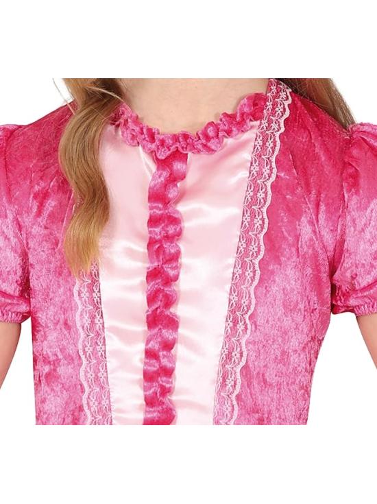 Fantasia de princesa rosa para meninas