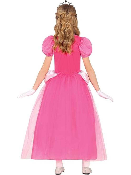 Fantasia de princesa rosa para meninas