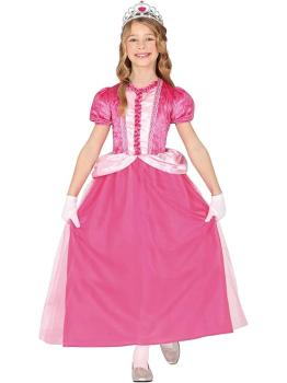 Fantasia de princesa rosa para meninas