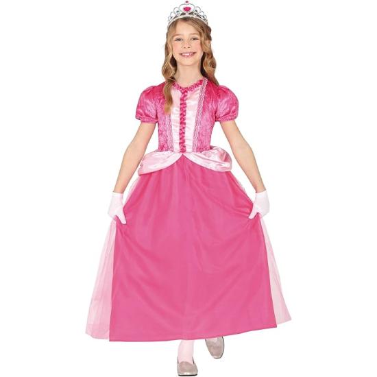 Fantasia de princesa rosa para meninas