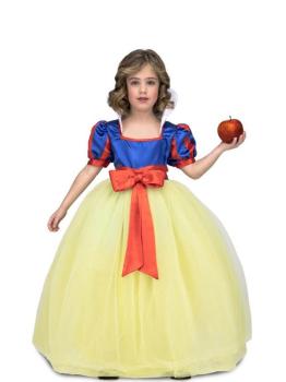 Fantasia de princesa da floresta com tutu amarelo para menina
