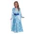 Fato de princesa de gelo azul congelado para menina