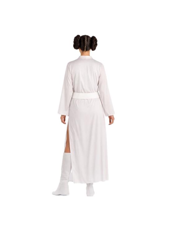 Traje adulto da princesa galáctica Leia Star Wars