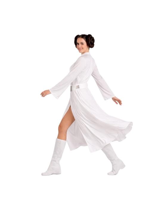 Traje adulto da princesa galáctica Leia Star Wars