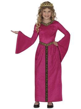 Fantasia de Princesa Medieval para Meninas