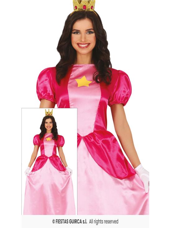 Fantasia da Princesa Peach de Mario para Mulheres