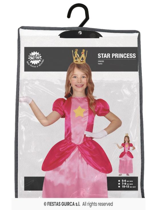 Fato de Princesa Peach Mario para menina