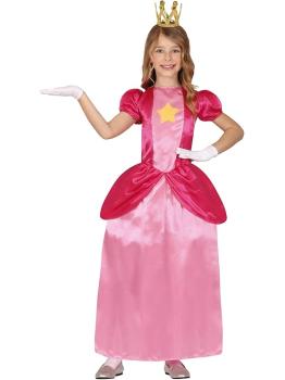 Fato de Princesa Peach Mario para menina
