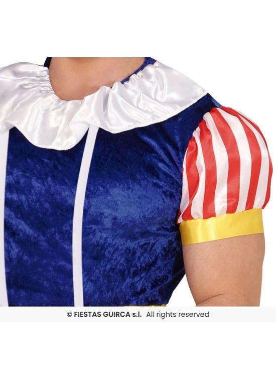 Fantasia de princesa da neve travessa masculina