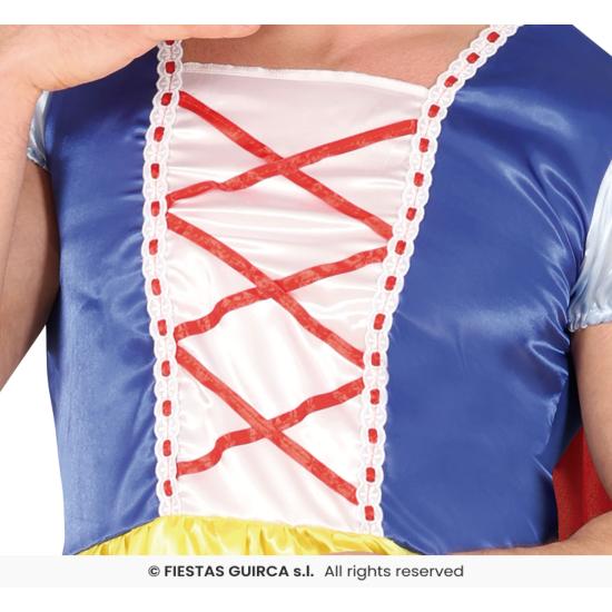 Fato de princesa da neve impertinente para homem