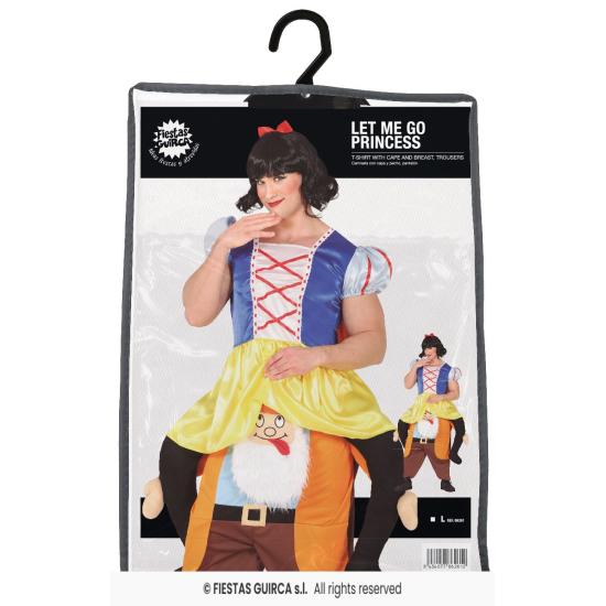 Fato de princesa da neve impertinente para homem