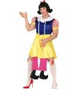 Fantasia de princesa da neve travessa masculina