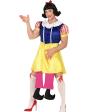 Fantasia de princesa da neve travessa masculina