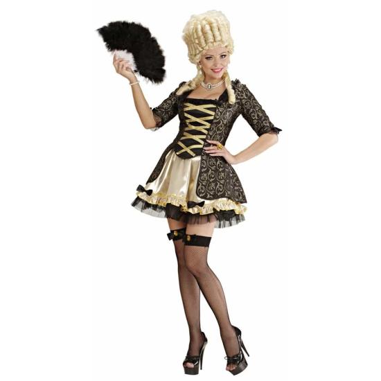 Fato de Rainha Barroca Negra para adulto Fato de Rainha Barroca Negra para adulto