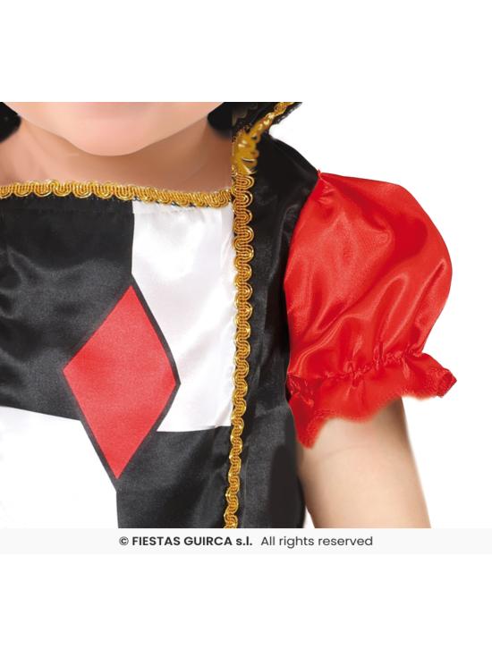 Fato de Rainha de Copas para bebé