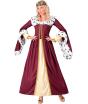 Fantasia de Rainha para Mulheres - Vestido Longo com Coroa Adulta