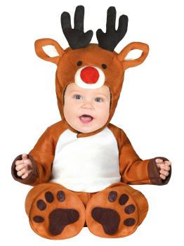 Fantasia de rena de Natal para bebê