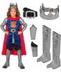 Fantasia de Rei Medieval para Meninos – Conjunto Completo de 8 Peças