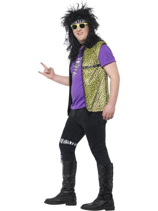 Disfraz de Rockero Barricada talla grande