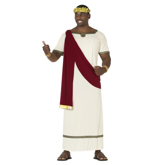 Fato de César Augusto romano para homem Fato de César Augusto romano para homem