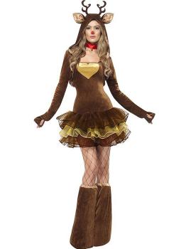 Disfraz de Rudolf Fever  mujer