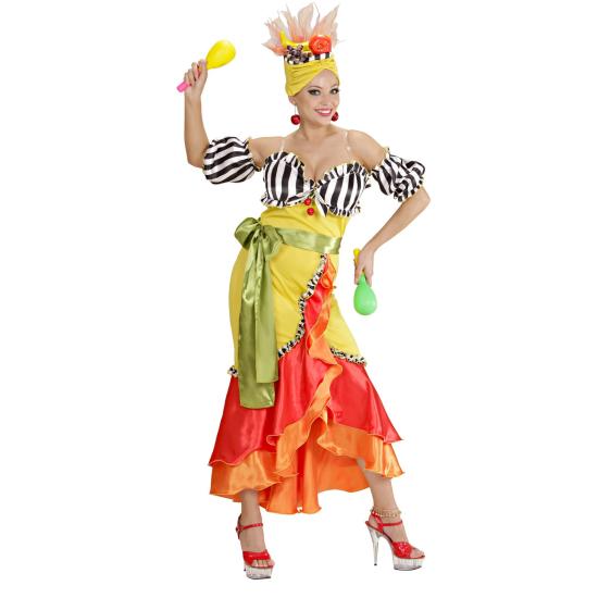 Fato de Rumbera brasileira para adulto Fato de Rumbera brasileira para adulto