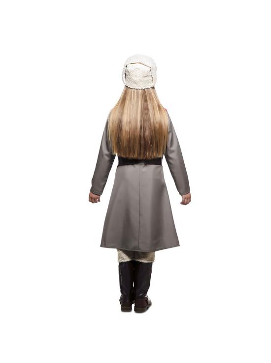 Fato militar soviético russo para menina