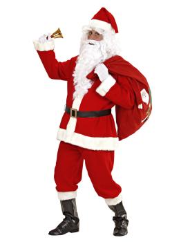Fantasia de Papai Noel de luxo para adulto