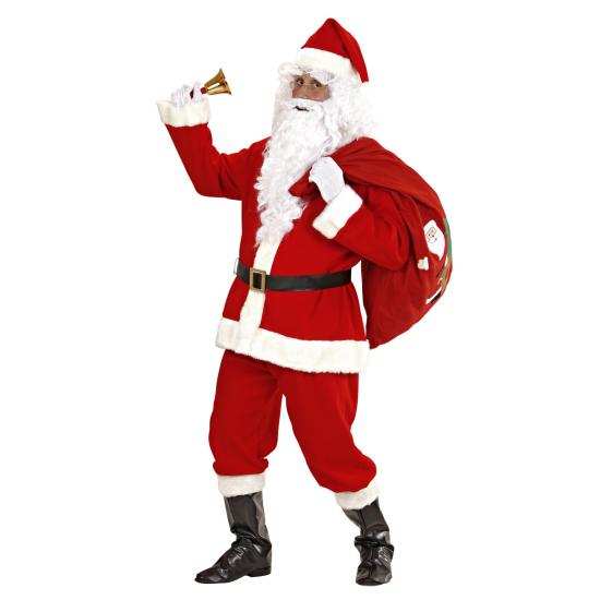 Fantasia de Papai Noel de luxo para adulto