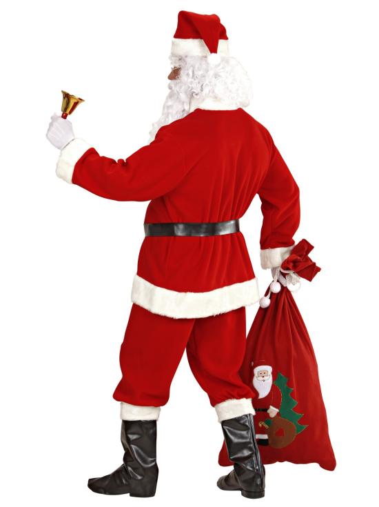 Fantasia de Papai Noel de luxo para adulto