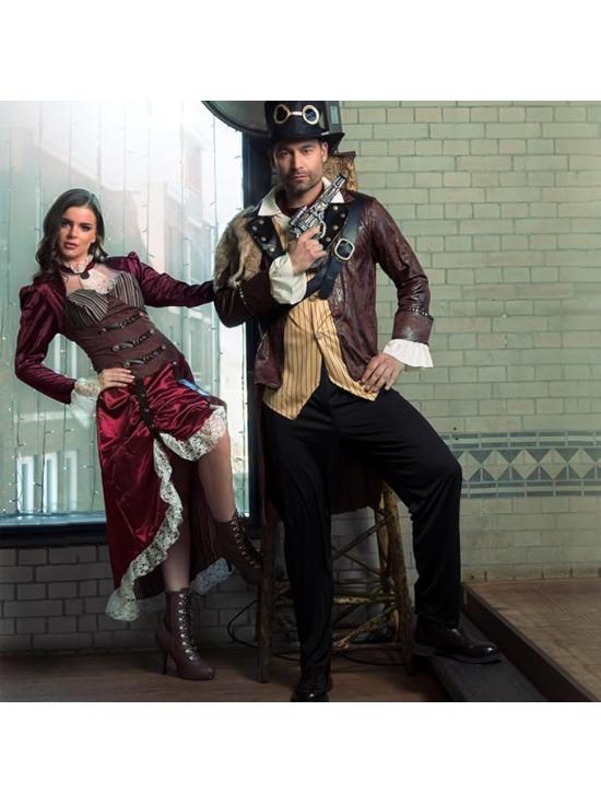 Disfraz de señorita Steampunk para mujer