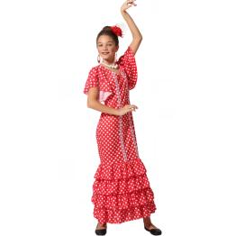 Fato de Sevillana Flamenco para menina
