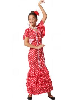 Fato de Sevillana Flamenco para menina