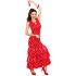 Traje Sevillana Vermelho para Mulheres – Vestido Flamenco para a Feira de Abril