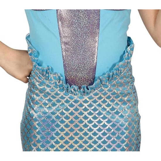 Fantasia de sereia brilhante para menina