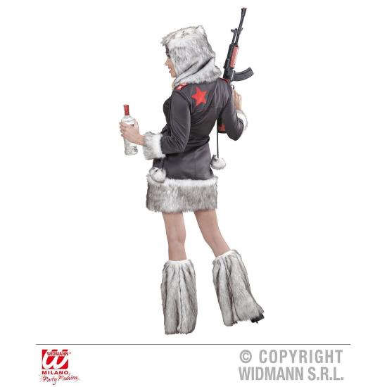 Fantasia de soldado russo adulto