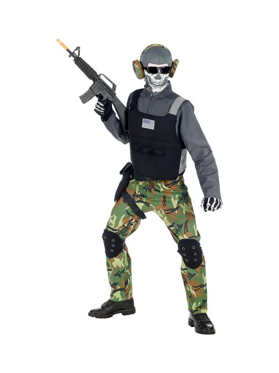 Fantasia de Soldado Esqueleto para Meninos