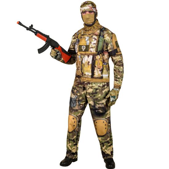 Traje de soldado FAST COSTUME para adultos