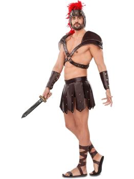 Fantasia masculina sexy de soldado romano