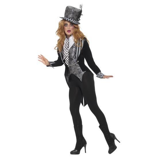 Fato de Chapeleiro Negro para menina