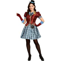 Fantasia de Chapeleira Tic Toc para Mulheres