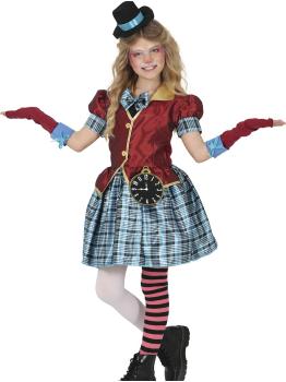 Fantasia de Chapeleira Tic Toc para Meninas