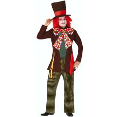 Fantasia de Chapeleiro Maluco para Homens – Fantasia de Alice para Adultos no Carnaval